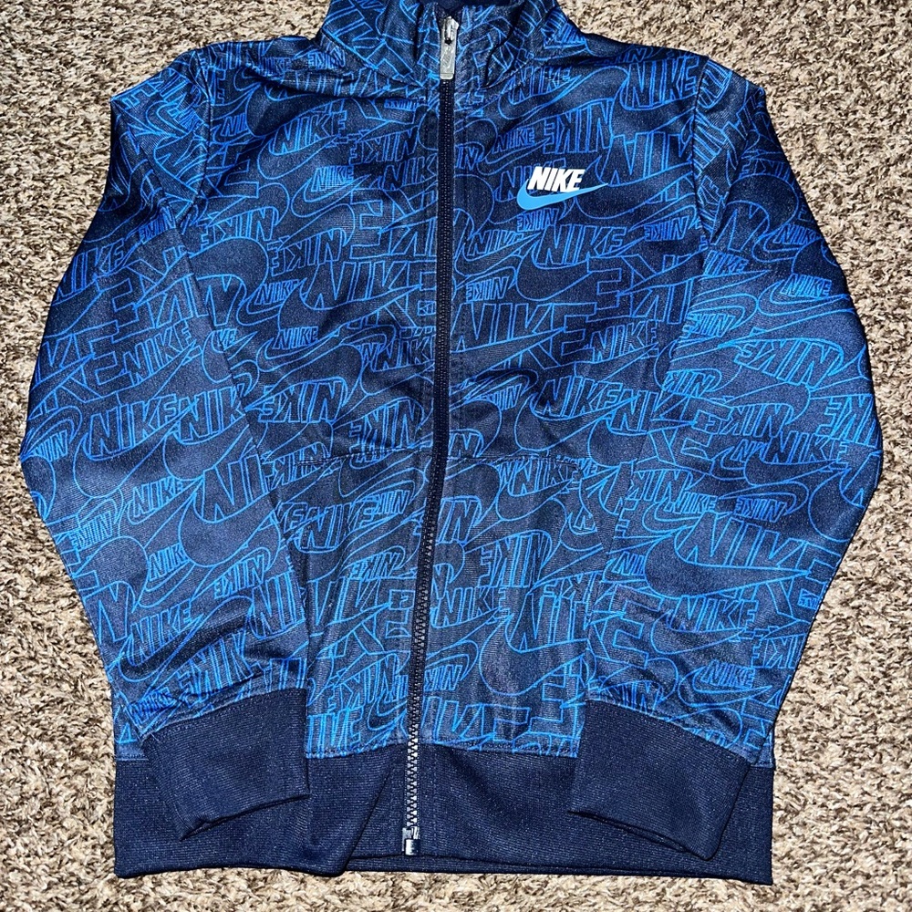 Nike Kids Graphic Blue Puffer Jacket